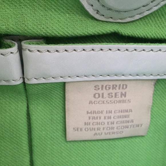 Sigrid Olson Purse Handbag Leather Satchel White - Picture 6 of 8